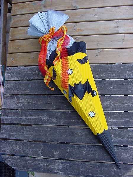 Birgits Fledermaus-Schultüte