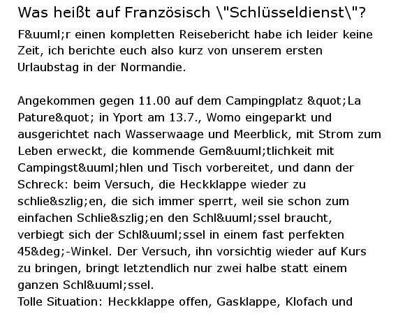 Was heißt auf Französisch 