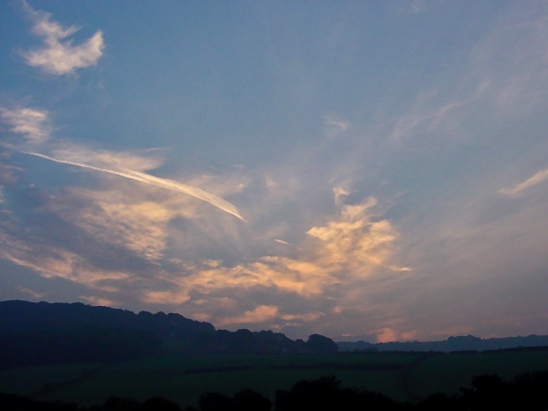 Sunset in Robinhoods Bay
