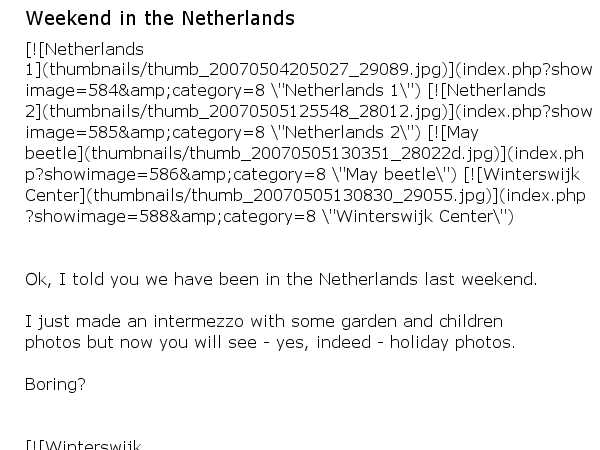Weekend in the Netherlands