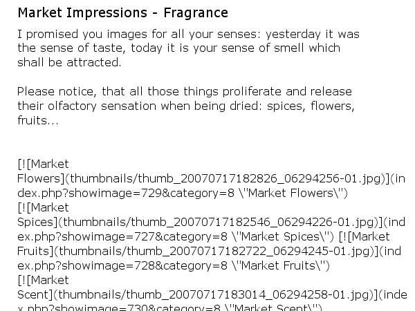 Market Impressions - Fragrance