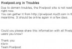 Pixelpost.org in Troubles